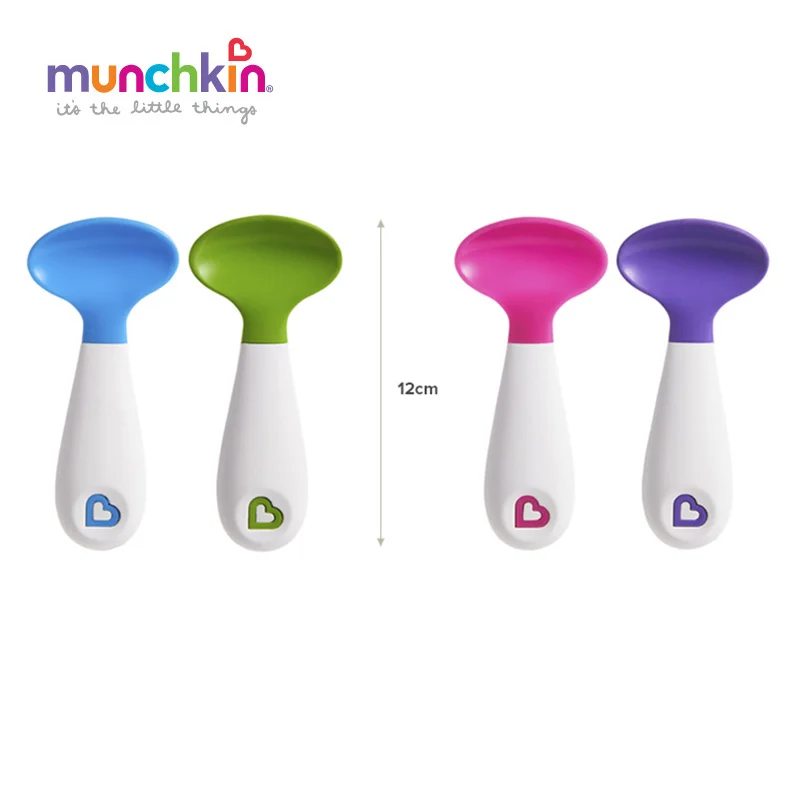 Munchkin 2Pcs Baby Feeding Spoon Explore Nature Soft Material Comfortable Easy For Babies Eat Exercise Used By Right Left Hands
Munchkin 2Pcs Baby Feeding Spoon Explore Nature Soft Material Comfortable Easy For Babies Eat Exercise Used By Right Left Hands