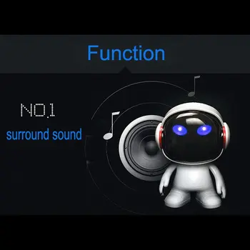 Astronaut Speaker Cartoon Portable Creative Gift With Display Wireless Speaker Built-in Lithium Battery
Astronaut Speaker Cartoon Portable Creative Gift With Display Wireless Speaker Built-in Lithium Battery