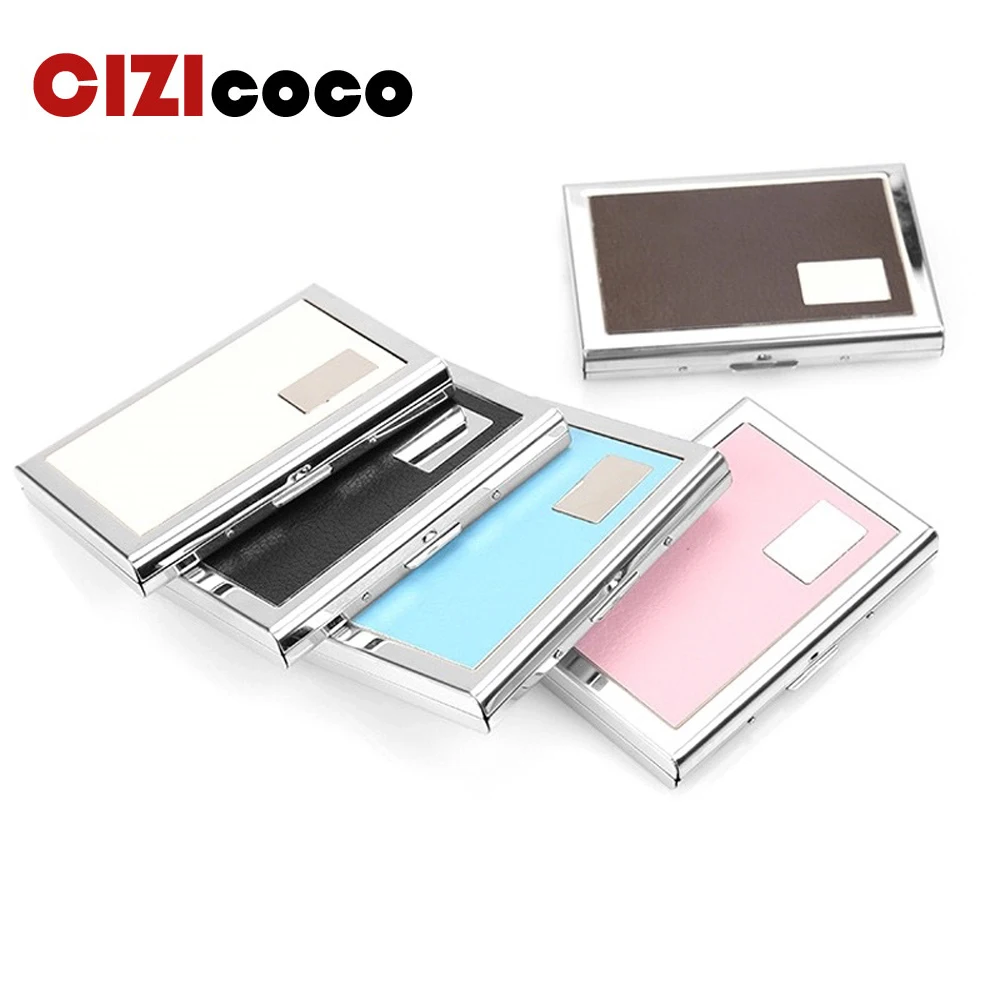 New Solid Men Stainless Steel Credit Card Holder Id Business Card Case Wallet For Women 6 Colours
New Solid Men Stainless Steel Credit Card Holder Id Business Card Case Wallet For Women 6 Colours