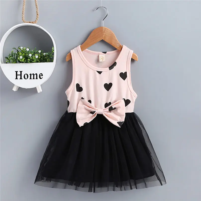 New Arrival Children Princess Dress For Girls Toddler Baby Kids Girls Sleeveless Love Print Bow Tulle Dresses Princess 4JJ
New Arrival Children Princess Dress For Girls Toddler Baby Kids Girls Sleeveless Love Print Bow Tulle Dresses Princess 4JJ
