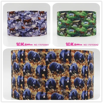 Q&N ribbon 3inch 75mm bear horse printed grosgrain ribbon webbing 50yards/roll for headband hair bows free shipping
Q&N ribbon 3inch 75mm bear horse printed grosgrain ribbon webbing 50yards/roll for headband hair bows free shipping