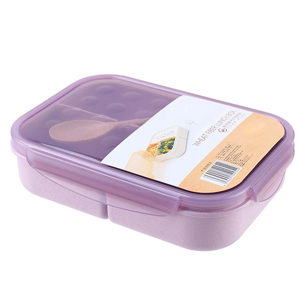 Lunch Box Container Case Children Kids Rice Wheat Straw With Spoon Food Storage Breakfast School Keep Fresh Leak Proof 3 Grids
Lunch Box Container Case Children Kids Rice Wheat Straw With Spoon Food Storage Breakfast School Keep Fresh Leak Proof 3 Grids