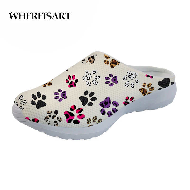 WHEREISART 2019 Casual Women's Summer Sandals Colorful Paw Printing Lightweight Slip On Slippers for Female Girls Comfort Shoes
WHEREISART 2019 Casual Women's Summer Sandals Colorful Paw Printing Lightweight Slip On Slippers for Female Girls Comfort Shoes