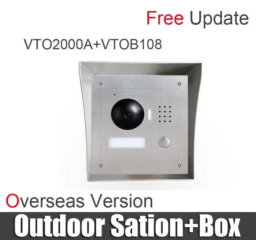 VTO2000A IP Metal Villa Outdoor Station Video Door Phone with box VTOB108 no Logo Remote intercom mobile APP Night vision
VTO2000A IP Metal Villa Outdoor Station Video Door Phone with box VTOB108 no Logo Remote intercom mobile APP Night vision