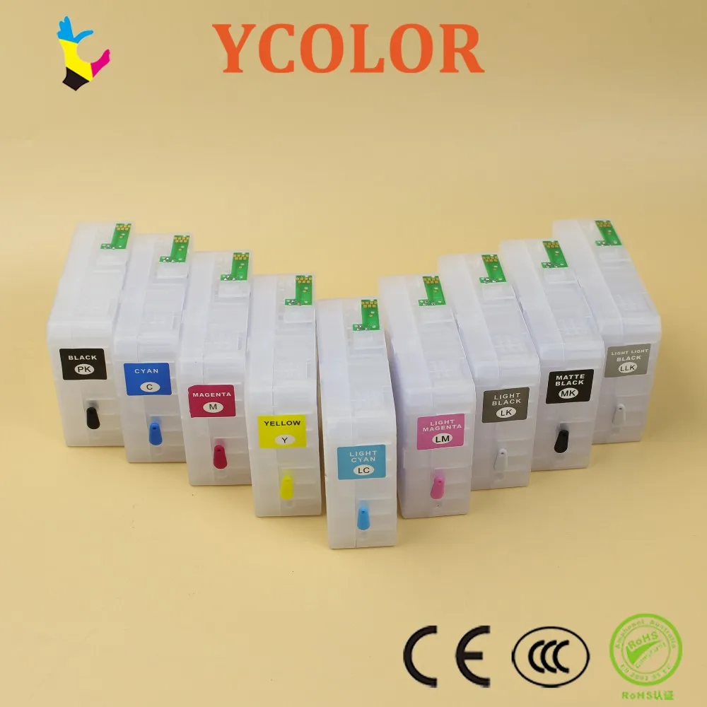 Fast shipping! 9 pcs/lot P800 refillable ink cartridge for Epson P800 refill cartridge with auto reset chip
Fast shipping! 9 pcs/lot P800 refillable ink cartridge for Epson P800 refill cartridge with auto reset chip