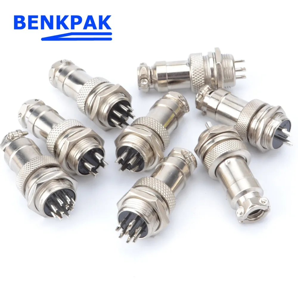 GX16 Male&Female Wire Panel Connector plug 16mm Circular Aviation Connector Socket Plug
GX16 Male&Female Wire Panel Connector plug 16mm Circular Aviation Connector Socket Plug