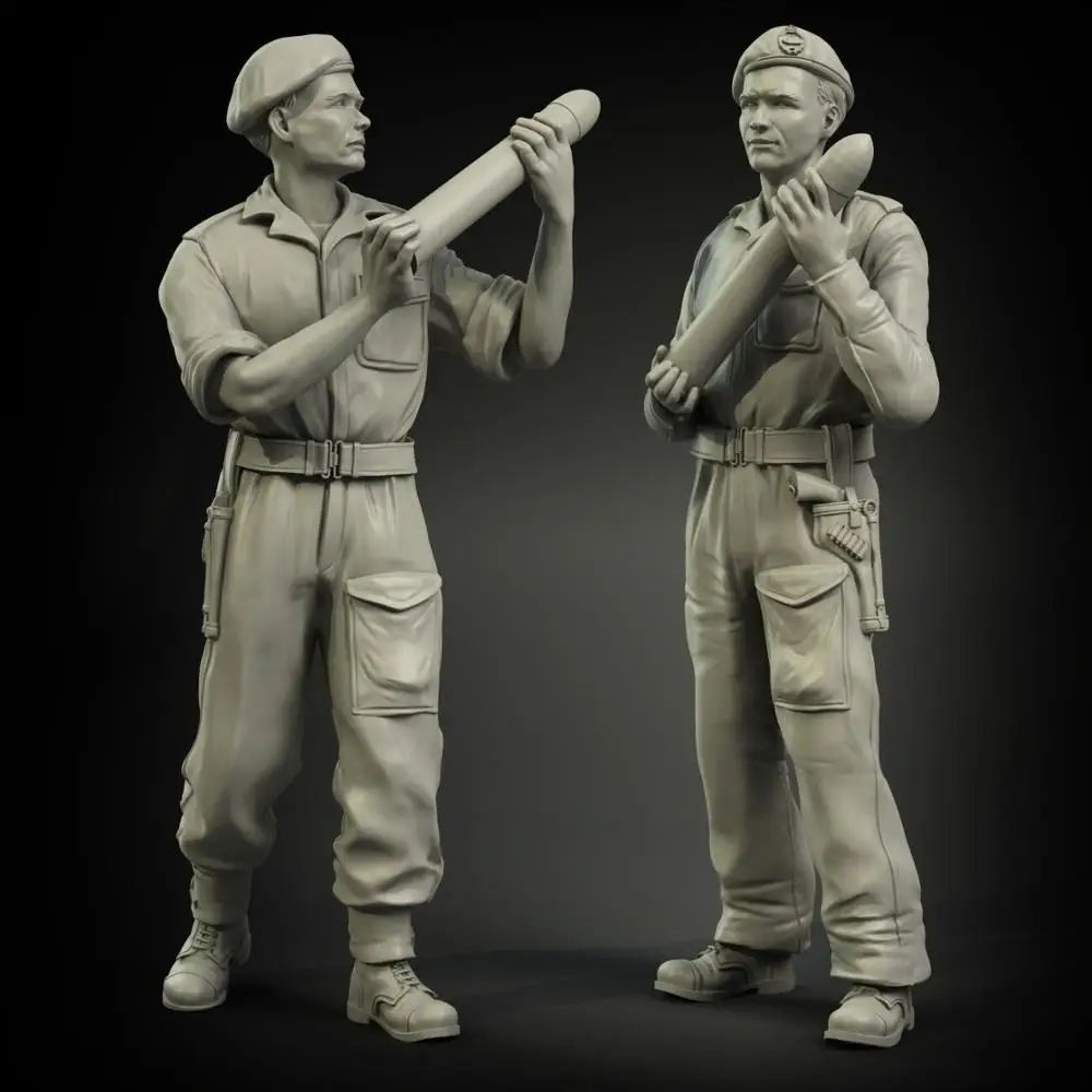 1/35 каучуковая фигурка модель комплект Unassambled Неокрашенная 00895 | Игрушки и хобби