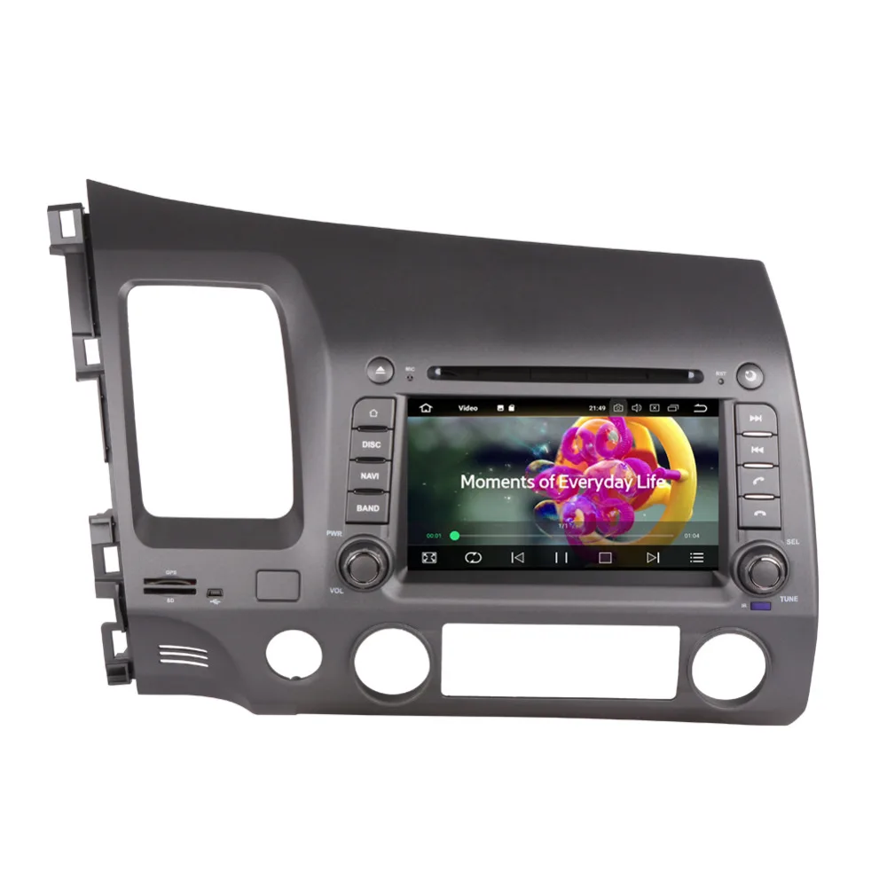 Android 8 0 Octa Core 4 Гб + 32 ГБ Автомобильный ПК GPS головное устройство для Honda Civic