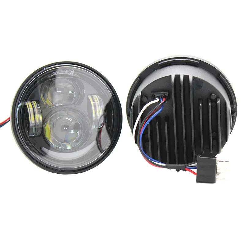 New Motorcycle Led Headlight 5 fat bob led headlight harley fat bob headlight 40w harley Dyna Fat bob led headlight (4)