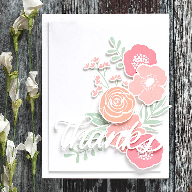 Blooming flowers Transparent Clear stamp and cutting dies DIY Silicone Seals Scrapbooking / Card Making/Photo Album Decoration
Blooming flowers Transparent Clear stamp and cutting dies DIY Silicone Seals Scrapbooking / Card Making/Photo Album Decoration