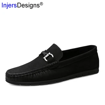 British Fashion Loafers Black&Gray Lovers Casual Shoes Slip-On Man Flats Genuine Leather Boat Shoes Big Size 36-46 Driving Shoes
British Fashion Loafers Black&Gray Lovers Casual Shoes Slip-On Man Flats Genuine Leather Boat Shoes Big Size 36-46 Driving Shoes