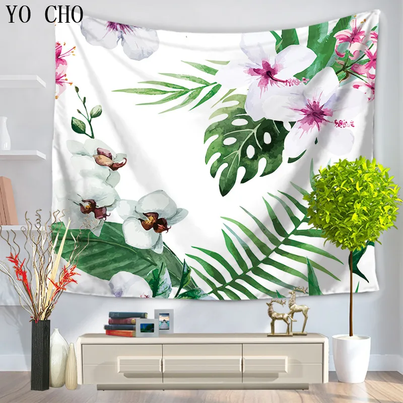 YO CHO High Quality Tropical Plant Tapestry Mandala Carpet Wall Hanging Floral Tapestry Travel Mattress Sleeping Pad Dorm Cover
YO CHO High Quality Tropical Plant Tapestry Mandala Carpet Wall Hanging Floral Tapestry Travel Mattress Sleeping Pad Dorm Cover