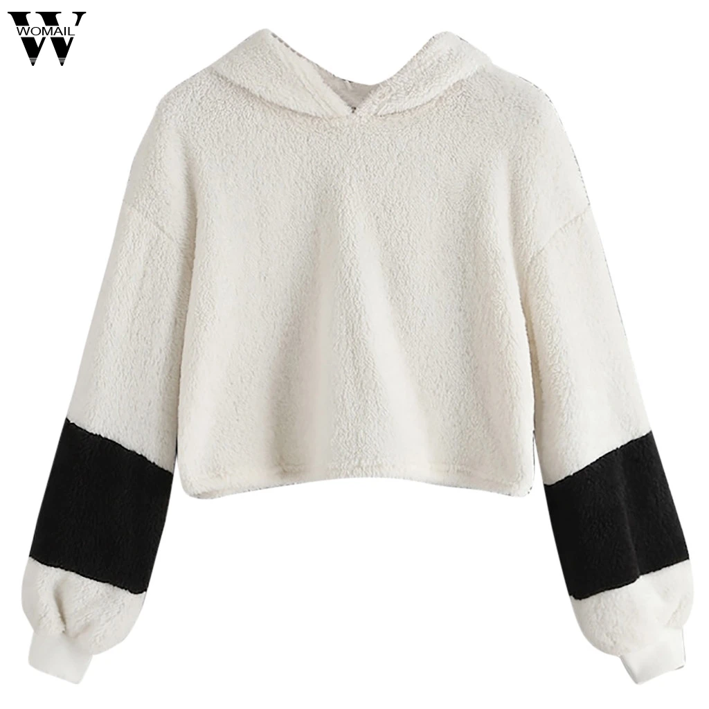 Womail Sweatshirts 1PC Women Sweatshirt Long Sleeve Faux Fur Embellished Hooded Sweatshirt Pullover Womens Tops Blouse Dec18
Womail Sweatshirts 1PC Women Sweatshirt Long Sleeve Faux Fur Embellished Hooded Sweatshirt Pullover Womens Tops Blouse Dec18
