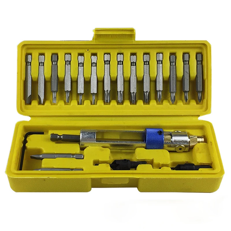 20Pcs Half Time Drill Driver Multi Screwdriver Sets Updated Version 16 Different Kinds Head
20Pcs Half Time Drill Driver Multi Screwdriver Sets Updated Version 16 Different Kinds Head