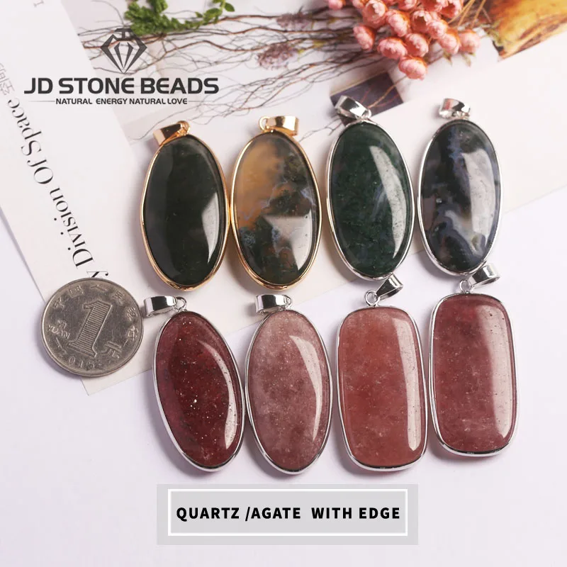 Free Shipping Natural Agate/Quartz With Edge Pendants Wholesale Unique Jewelry Design Accessories Charms
Free Shipping Natural Agate/Quartz With Edge Pendants Wholesale Unique Jewelry Design Accessories Charms