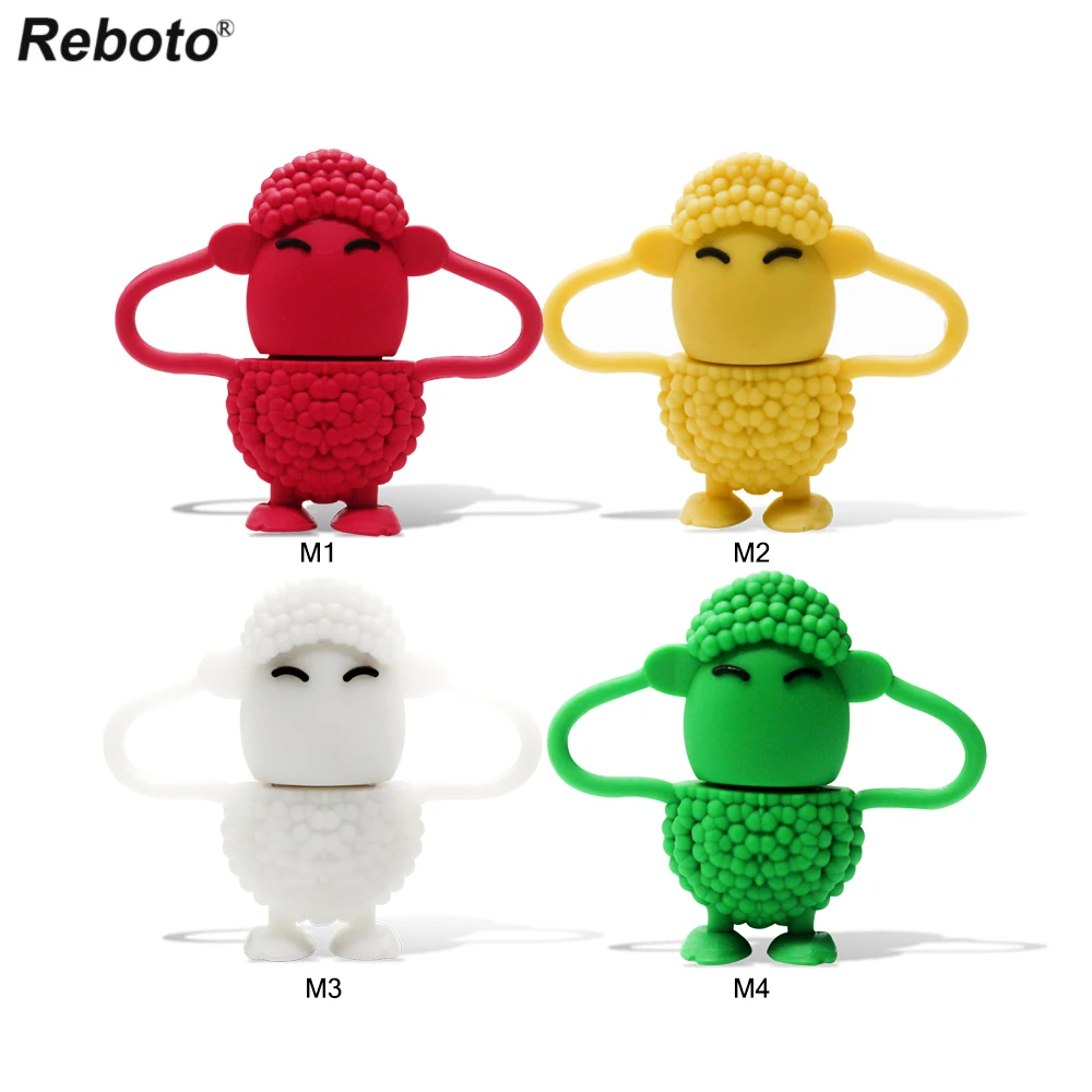 

Retobo Usb 2.0 U Stick 32GB Colorful Sheep Pen Drive 64GB China Sheep Pendrive Personalizado 4GB 8GB Memoria Usb 16GB Free Ship