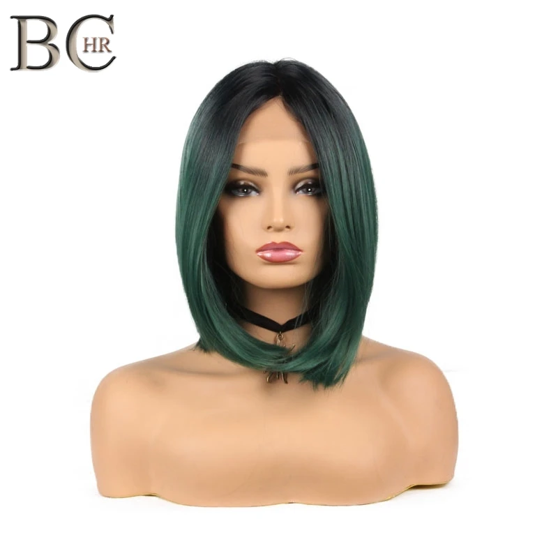 BCHR 8 inches Dark Green Synthetic 13*4 Lace Front Wig for Women Short Bob Wig Ombre Wig Free Shipping
BCHR 8 inches Dark Green Synthetic 13*4 Lace Front Wig for Women Short Bob Wig Ombre Wig Free Shipping