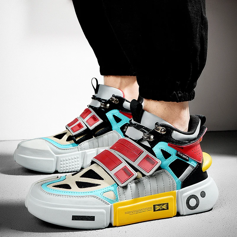 New Men's High-top Leisure Shoes Shock Absorption and Slip-proof Men's Shoes Fashion Men Sneakers Zapatillas Baloncesto Hombre
New Men's High-top Leisure Shoes Shock Absorption and Slip-proof Men's Shoes Fashion Men Sneakers Zapatillas Baloncesto Hombre