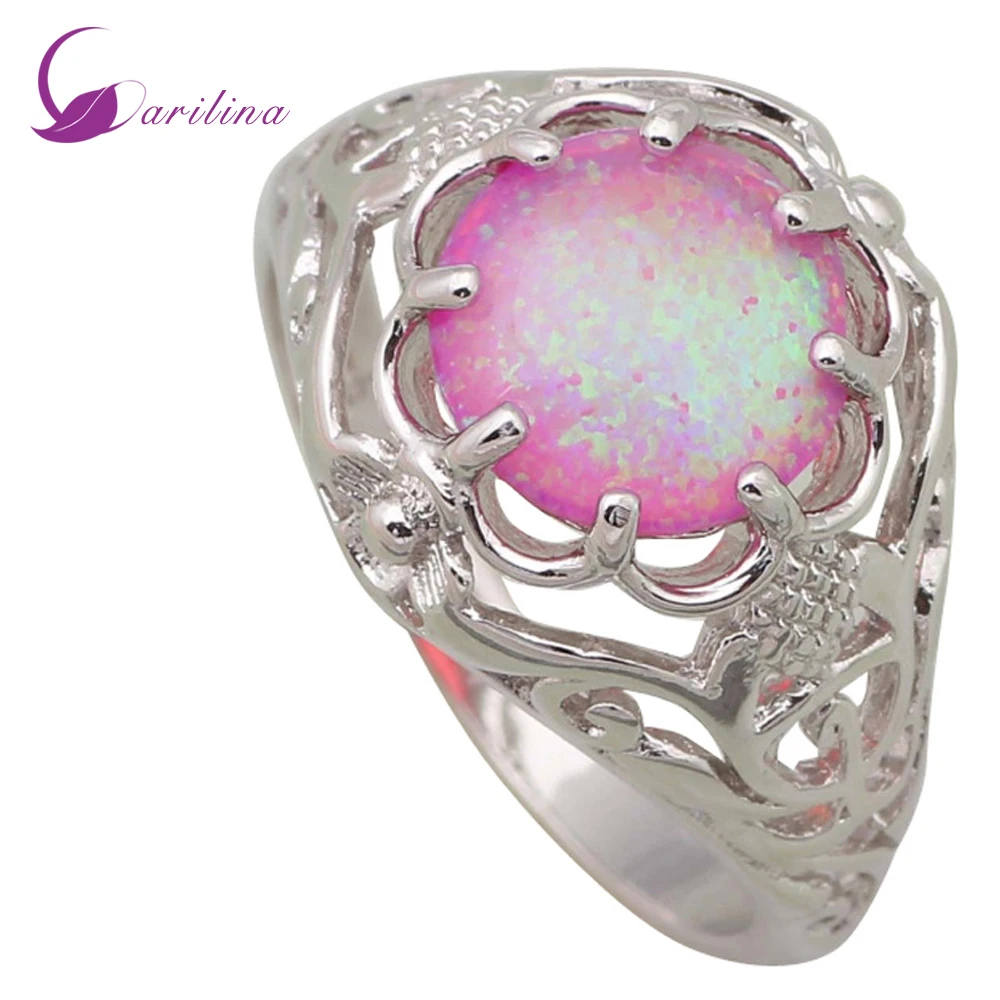 Exquisite Fine jewelry Fashion women' ring Round Pink Opal 925 sterling silver Party jewelry ring R456
Exquisite Fine jewelry Fashion women' ring Round Pink Opal 925 sterling silver Party jewelry ring R456