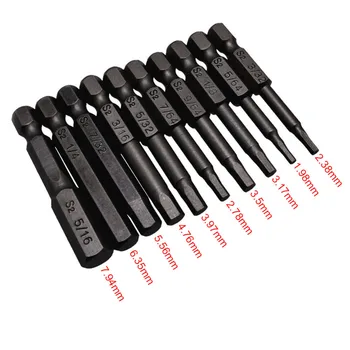 10 Pcs Hex Head Allen Wrench Drill Bit Set Magnetic Tips Quick Release Shank for Easy Attachment Solid S2 Steel Alloy
10 Pcs Hex Head Allen Wrench Drill Bit Set Magnetic Tips Quick Release Shank for Easy Attachment Solid S2 Steel Alloy