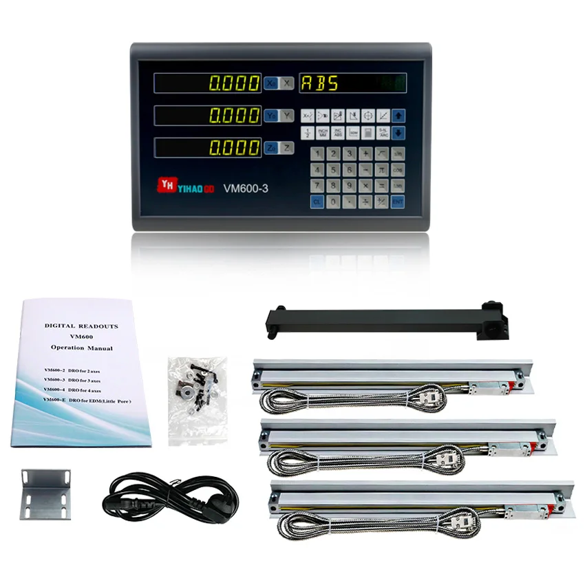 Lathe Milling Measuring Tool Digital Readout Systems + Linear Ruler Linear Encoders 400 500 600 700 800 900 1000 Free Shipping
Lathe Milling Measuring Tool Digital Readout Systems + Linear Ruler Linear Encoders 400 500 600 700 800 900 1000 Free Shipping