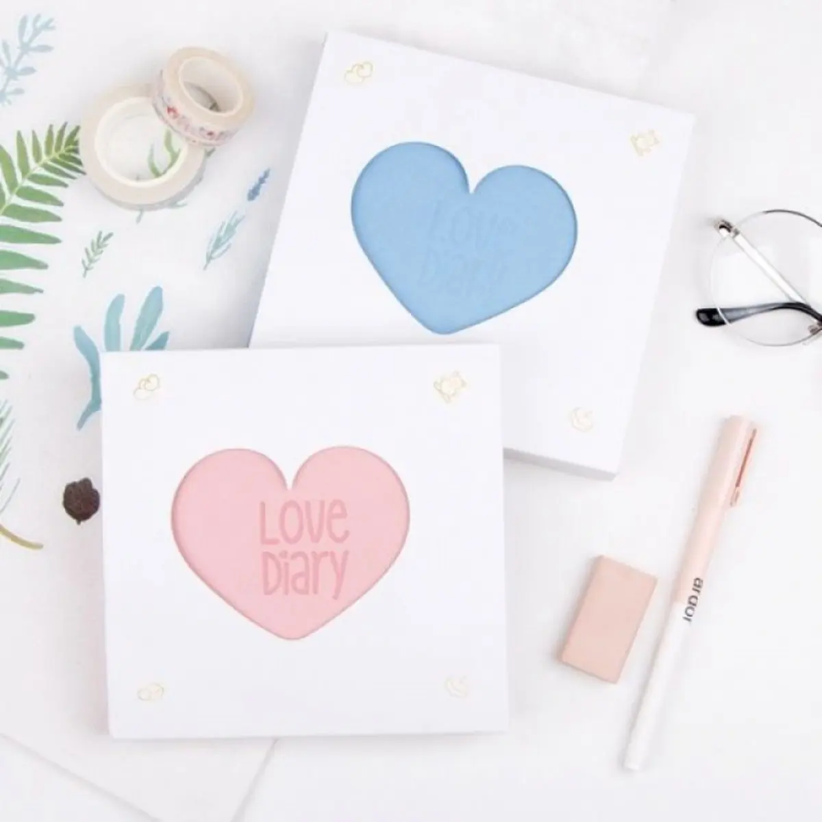 Colorful LOVE Story Paper Notebook Hardcover Planner Calendar Writing Diary Stationery DIY Office School Supplies Pink/Blue
Colorful LOVE Story Paper Notebook Hardcover Planner Calendar Writing Diary Stationery DIY Office School Supplies Pink/Blue
