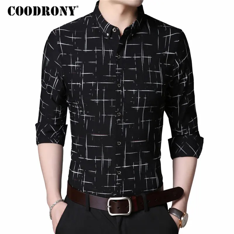 COODRONY Men Shirt Mens Business Casual Shirts Men Brand Clothes 2019 New Arrival Cotton Plaid Long Sleeve Camisa Masculina 8725
COODRONY Men Shirt Mens Business Casual Shirts Men Brand Clothes 2019 New Arrival Cotton Plaid Long Sleeve Camisa Masculina 8725