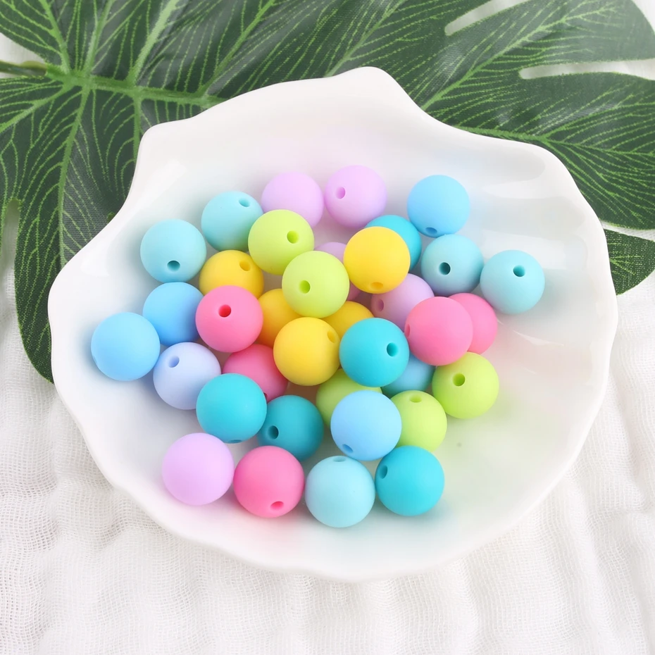 Bite Bites Food GradeSilicone Beads 12mm 40pc/set Can Choose Color DIY Nursing Necklace For Mom BPA Free Silicone Baby Teether
Bite Bites Food GradeSilicone Beads 12mm 40pc/set Can Choose Color DIY Nursing Necklace For Mom BPA Free Silicone Baby Teether