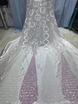 2019 3colors (5yards/pc) high quality African sequins lace fabric shining French net lace fabric for making party dress YYZ03852
2019 3colors (5yards/pc) high quality African sequins lace fabric shining French net lace fabric for making party dress YYZ03852