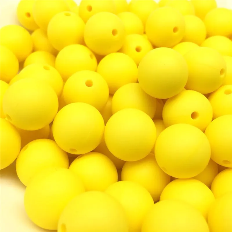 10PCS Bright Yellow Silicone Beads 12-17 MM Baby Teething Teether Chew Beads For Pacifier Clips Chew Teether BPA free
10PCS Bright Yellow Silicone Beads 12-17 MM Baby Teething Teether Chew Beads For Pacifier Clips Chew Teether BPA free