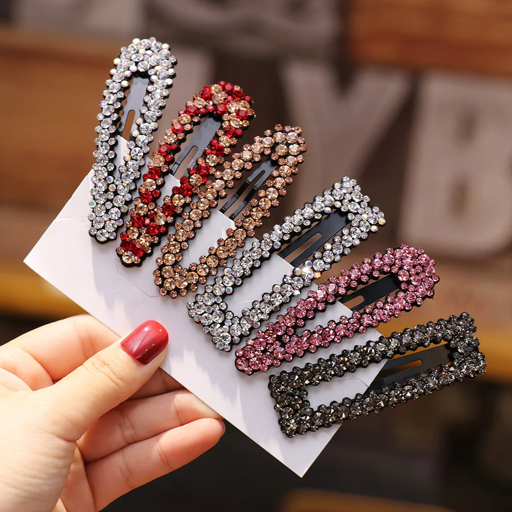 1Pc Korea Shiny Rhinestones Hair Clips For Women Hollow Geometric Rectangle Triangle Crystal Hairpins Barrette Hair Accessories
1Pc Korea Shiny Rhinestones Hair Clips For Women Hollow Geometric Rectangle Triangle Crystal Hairpins Barrette Hair Accessories