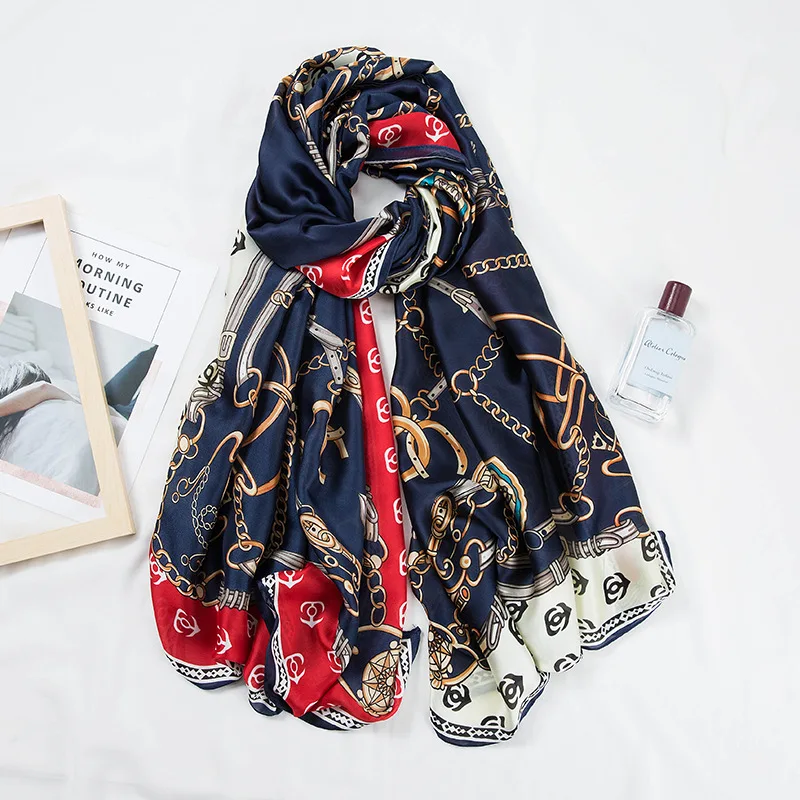 2019 Fashion Beach Shawls Scavesf For Women Printed Silk Neck Scarfs Female 180*90cm Long Stole Neckerchief Scarves For Ladies
2019 Fashion Beach Shawls Scavesf For Women Printed Silk Neck Scarfs Female 180*90cm Long Stole Neckerchief Scarves For Ladies