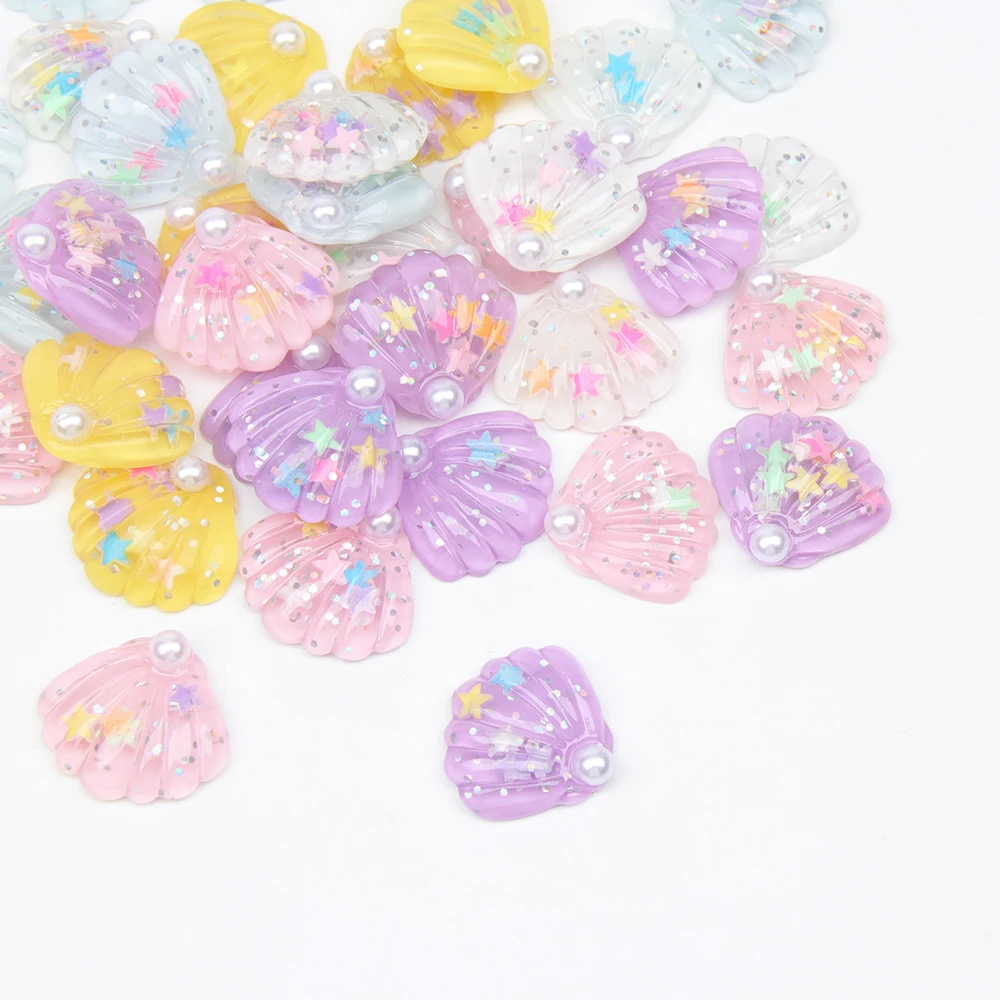 IBOWS 10pcs/lot Resin Neon Shells Accessories Shiny Glitter DIY Clothes Patches Sewing Materials Handmade Hair Bows Decoration
IBOWS 10pcs/lot Resin Neon Shells Accessories Shiny Glitter DIY Clothes Patches Sewing Materials Handmade Hair Bows Decoration