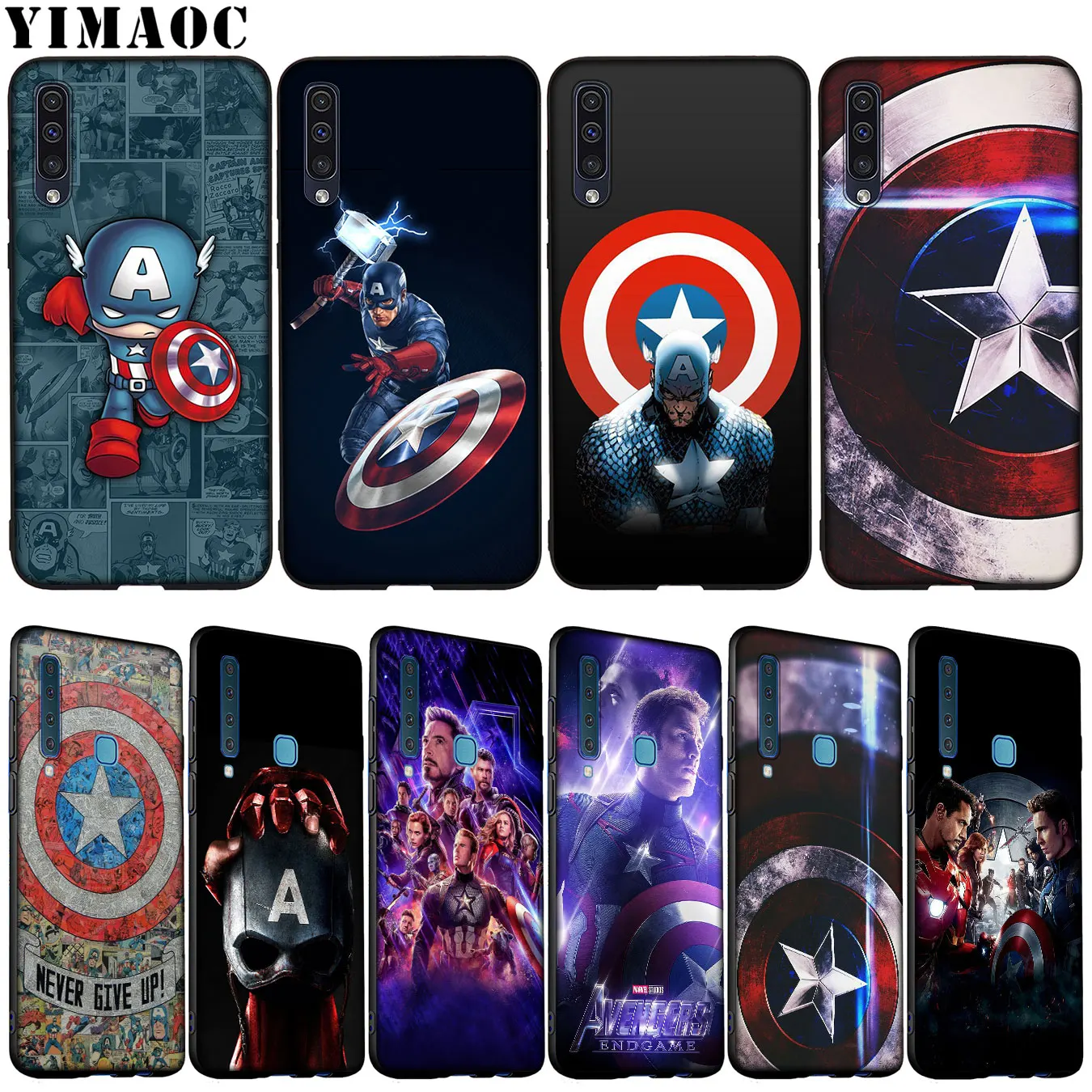 YIMAOC Marvel Captain America shield Soft Silicone Case for Samsung Galaxy A70 A60 A50 A40 A30 A20 A10 A10S A20S A30S A40S A50S
YIMAOC Marvel Captain America shield Soft Silicone Case for Samsung Galaxy A70 A60 A50 A40 A30 A20 A10 A10S A20S A30S A40S A50S