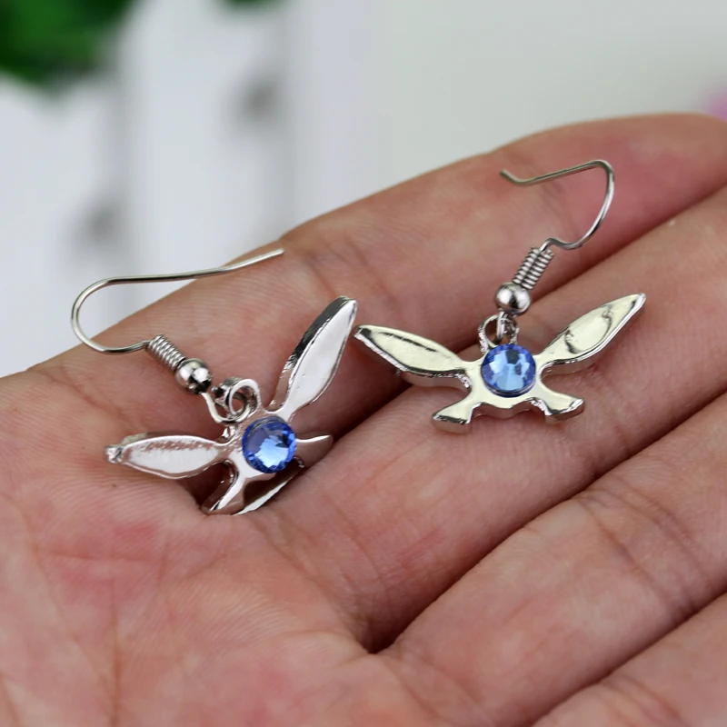 The Legend of Zelda Navi Drop Earring The Butterfly Blue Crystal Alloy Pendent Jewelry Women Earring High Quality Gift For Fans
The Legend of Zelda Navi Drop Earring The Butterfly Blue Crystal Alloy Pendent Jewelry Women Earring High Quality Gift For Fans