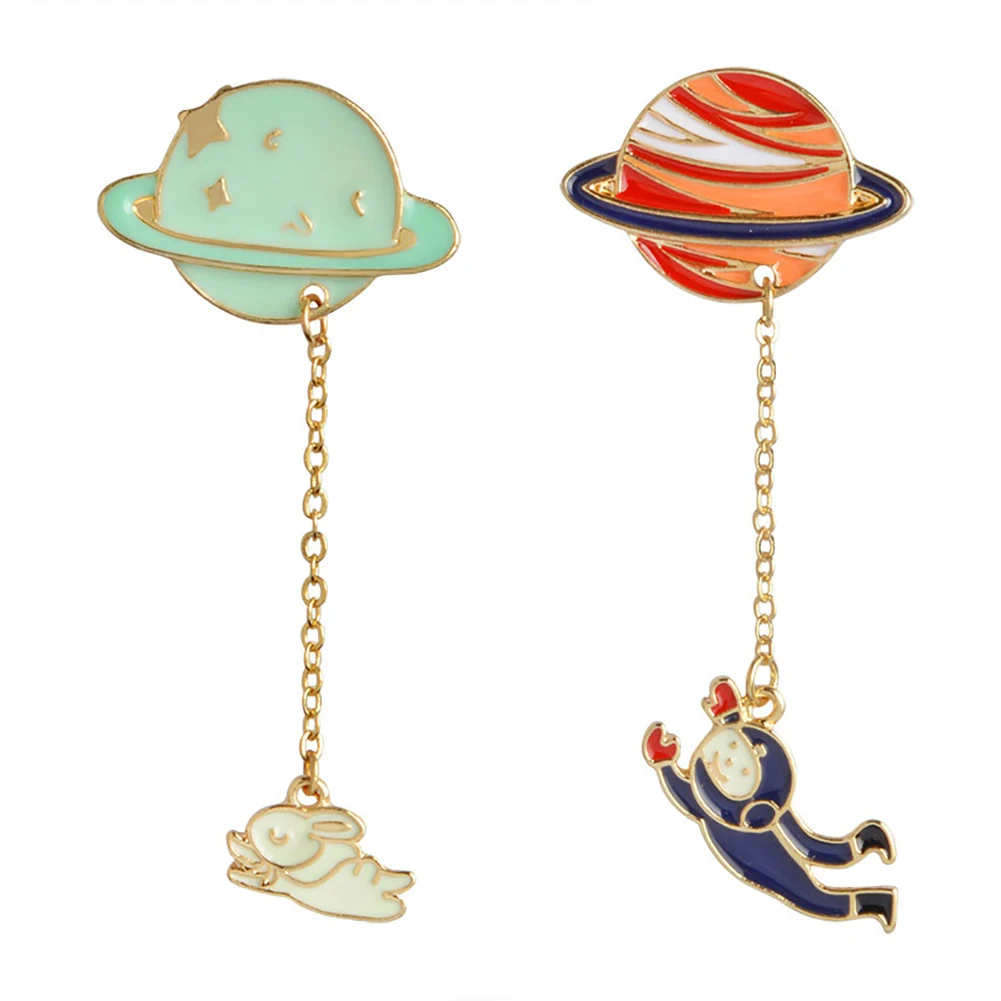 Unisex Fashion Rabbit Astronaut Pendant Earth Planet Clothes Badges Brooch Pin Women Men Jeans Sweater Coat Spille Coat Broches
Unisex Fashion Rabbit Astronaut Pendant Earth Planet Clothes Badges Brooch Pin Women Men Jeans Sweater Coat Spille Coat Broches