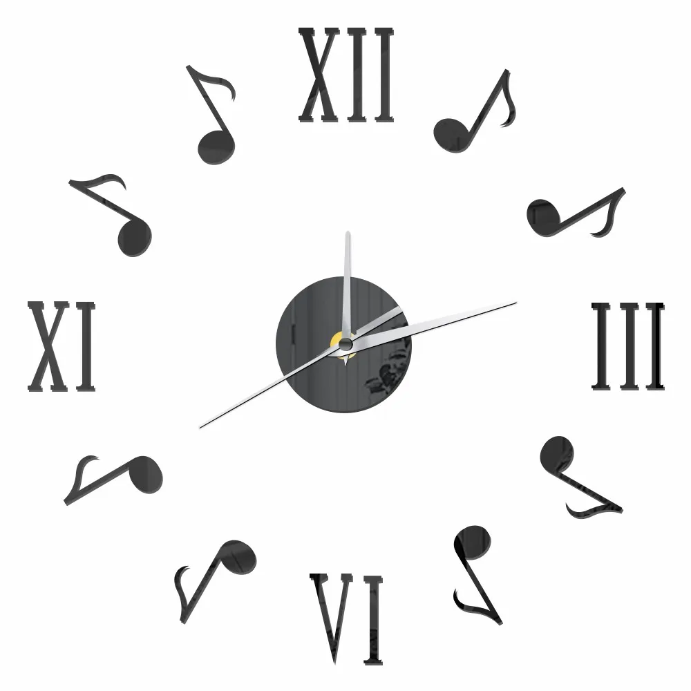 Music Notes Roman Numbers 3D Wall Clock DIY Vintage Retro Wall Clock Quartz Wall Sticker Home Decor Clock
Music Notes Roman Numbers 3D Wall Clock DIY Vintage Retro Wall Clock Quartz Wall Sticker Home Decor Clock