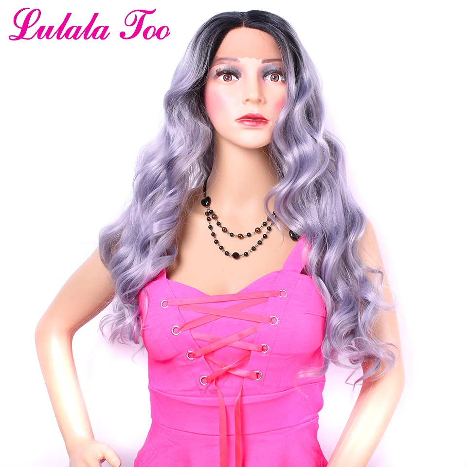 Long Wavy Ombre Ash Gray Silver Lace Front Synthetic Wig For Women 28 Inch Grey Heat Resistant Real Hair Wigs
Long Wavy Ombre Ash Gray Silver Lace Front Synthetic Wig For Women 28 Inch Grey Heat Resistant Real Hair Wigs