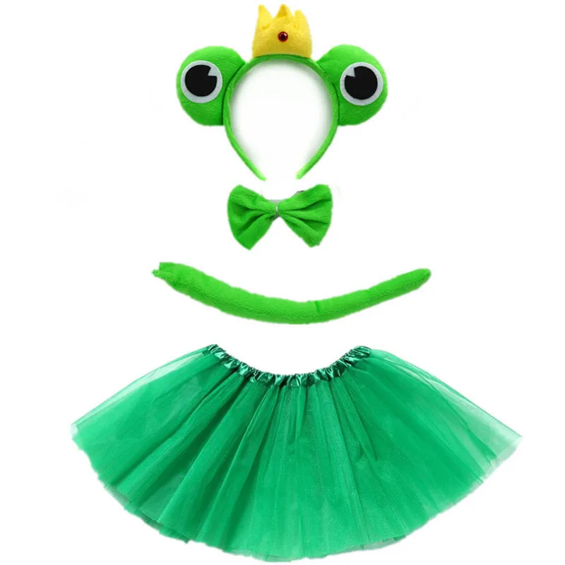 Green Frog Prince Cosplay Headband Tutu Skirt Tie Tail Set Kids Children Birthday Party Props Animal Costume Halloween Gift
Green Frog Prince Cosplay Headband Tutu Skirt Tie Tail Set Kids Children Birthday Party Props Animal Costume Halloween Gift
