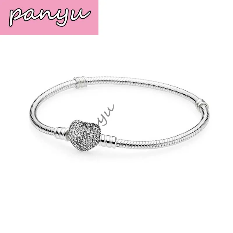Original 100% 1:1 S925 love bracelet, suitable for Ms. Pandoras Bracelet Silver DIY jewelry gift
Original 100% 1:1 S925 love bracelet, suitable for Ms. Pandoras Bracelet Silver DIY jewelry gift