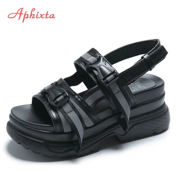 Aphixta 8cm Platform Sandals Women Wedge High Heels Shoes Women Buckle Bling Canvas Summer Zapatos Mujer Slippers Woman Sandal
Aphixta 8cm Platform Sandals Women Wedge High Heels Shoes Women Buckle Bling Canvas Summer Zapatos Mujer Slippers Woman Sandal