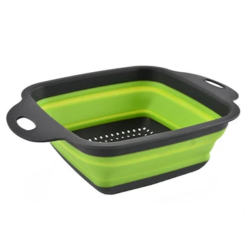 Square Shape Drain Basket Collapsible Colanders Foldable Silicone Kitchen Organizer Fruit Vegetable Baskets Folding Strainers
Square Shape Drain Basket Collapsible Colanders Foldable Silicone Kitchen Organizer Fruit Vegetable Baskets Folding Strainers
