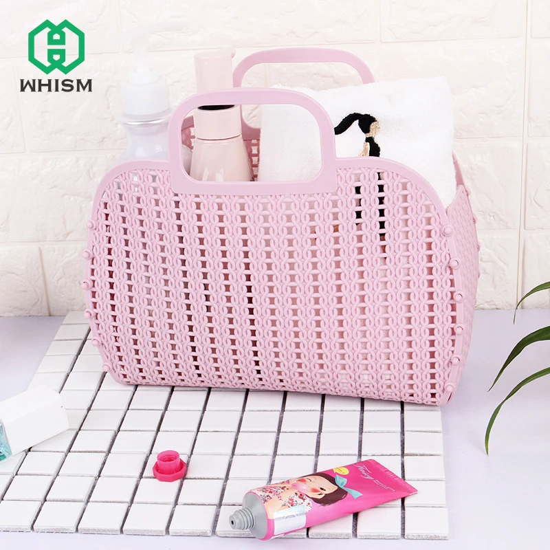 WHISM Detachable Laundry Basket Clothing Storage Basket Wash Handle Basket Plastic Flower Hollow Out Makeup Cosmetic Organzier
WHISM Detachable Laundry Basket Clothing Storage Basket Wash Handle Basket Plastic Flower Hollow Out Makeup Cosmetic Organzier