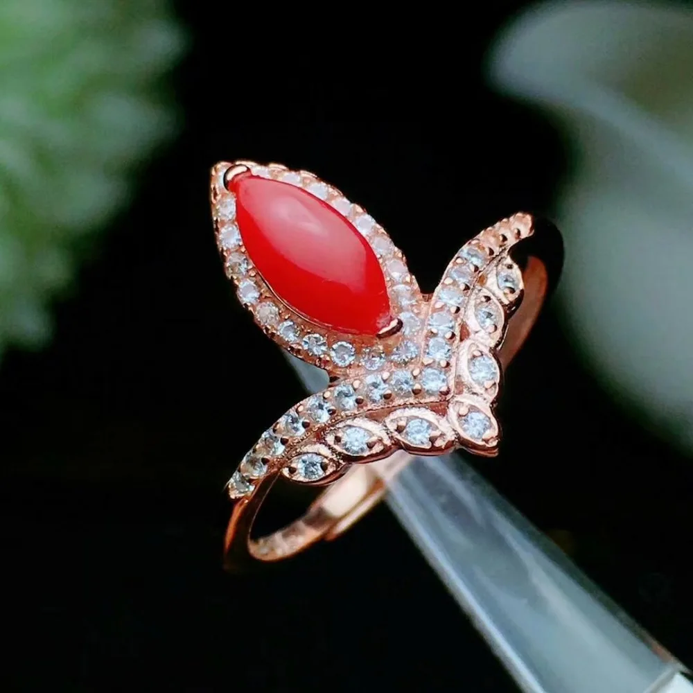 shilovem 925 sterling silver real Natural red coral rings fine Jewelry wedding women trendy open party gift 4*8 lj0408011agsh
shilovem 925 sterling silver real Natural red coral rings fine Jewelry wedding women trendy open party gift 4*8 lj0408011agsh