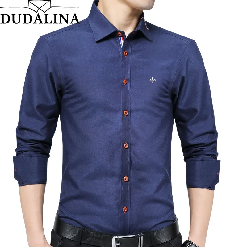 DUDALINA 2019 New Fashion Oxford Shirt Men Long Sleeve Shirt Men Clothes Slim Fit Casual Men Social Shirt Imported China
DUDALINA 2019 New Fashion Oxford Shirt Men Long Sleeve Shirt Men Clothes Slim Fit Casual Men Social Shirt Imported China
