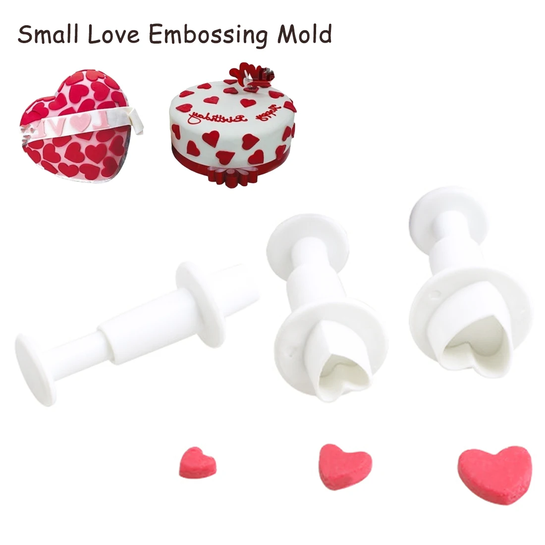 3Pcs/Set Kitchen Accessory Heart Cake Decorating Tools Cake Sugar Sugarcraft Plunger Cookie Cutter Diy Mold Christmas
3Pcs/Set Kitchen Accessory Heart Cake Decorating Tools Cake Sugar Sugarcraft Plunger Cookie Cutter Diy Mold Christmas
