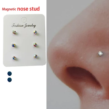 6 pcs of Magnetic nose stud non piercing Nose Lip labret Stud magnet tragus helix body jewelry
6 pcs of Magnetic nose stud non piercing Nose Lip labret Stud magnet tragus helix body jewelry