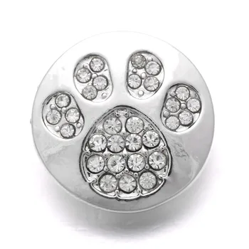10pcs/lot DIY Jewelry Accessory Footprints Inlay White Crystal Xinnver snap Button Fit 18-20mm Snaps Bracelets For Women ZA267
10pcs/lot DIY Jewelry Accessory Footprints Inlay White Crystal Xinnver snap Button Fit 18-20mm Snaps Bracelets For Women ZA267