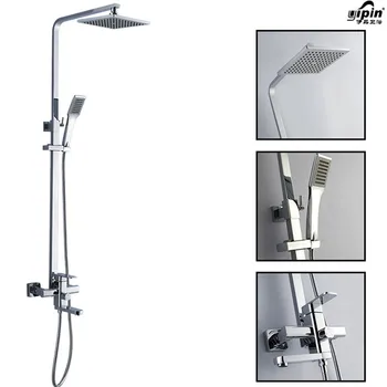 Bathroom chrome Solid Brass Bathtub Shower Set Wall Mounted 8" Rainfall Shower Mixer Tap Faucet 3-functions Mixer Valve
Bathroom chrome Solid Brass Bathtub Shower Set Wall Mounted 8" Rainfall Shower Mixer Tap Faucet 3-functions Mixer Valve