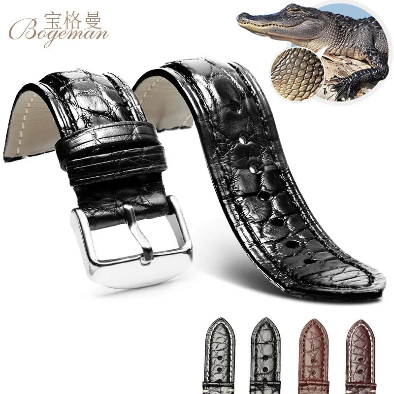Real Alligator Watch Strap Genuine Leather Watch Bands For Men Or Women Watch Accessories 22mm 18mm 20mm 16mm+tool.
Real Alligator Watch Strap Genuine Leather Watch Bands For Men Or Women Watch Accessories 22mm 18mm 20mm 16mm+tool.